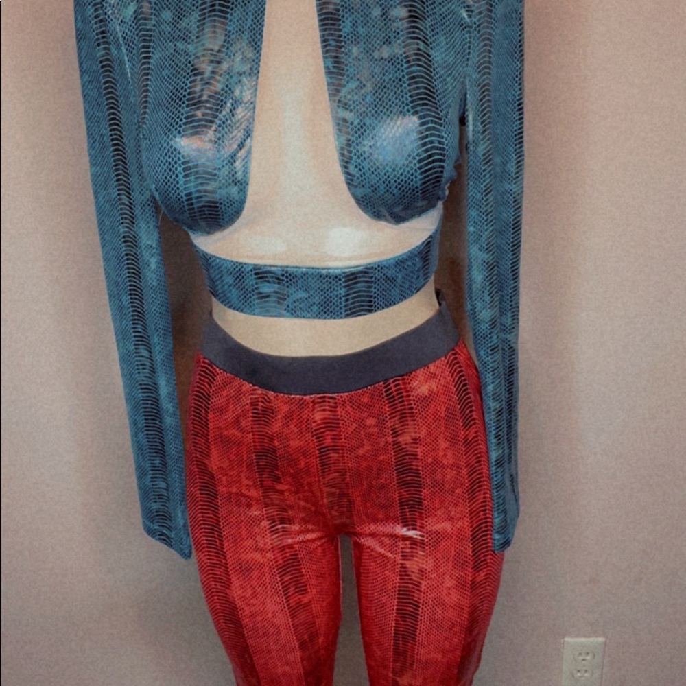 2 piece snake skin